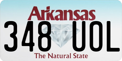 AR license plate 348UOL
