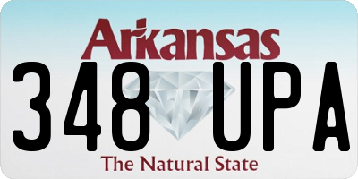 AR license plate 348UPA
