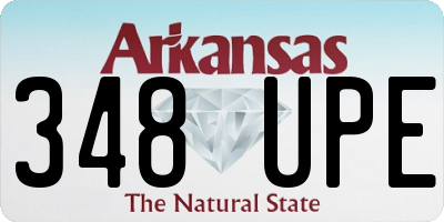 AR license plate 348UPE