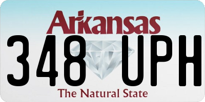AR license plate 348UPH