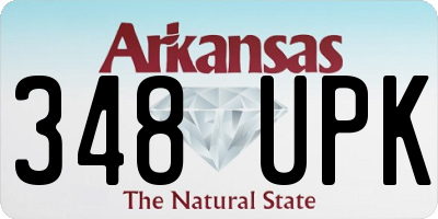 AR license plate 348UPK