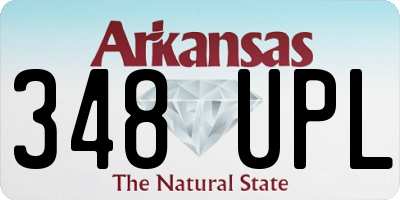 AR license plate 348UPL