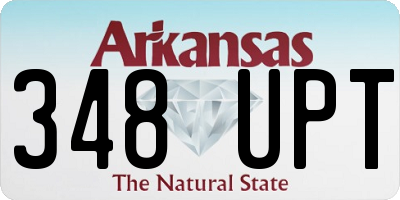 AR license plate 348UPT