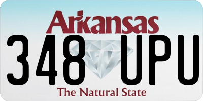 AR license plate 348UPU