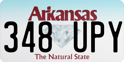 AR license plate 348UPY