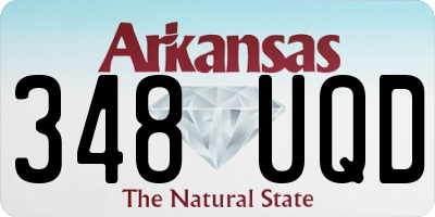AR license plate 348UQD