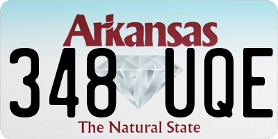 AR license plate 348UQE