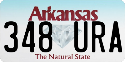AR license plate 348URA