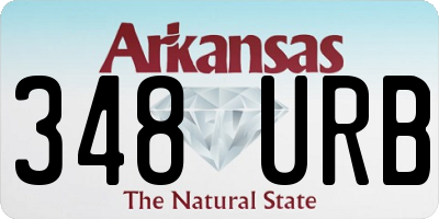 AR license plate 348URB