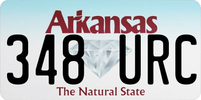 AR license plate 348URC