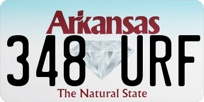 AR license plate 348URF