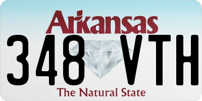 AR license plate 348VTH