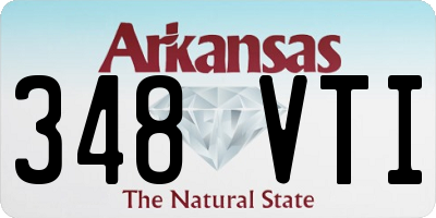 AR license plate 348VTI