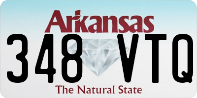 AR license plate 348VTQ