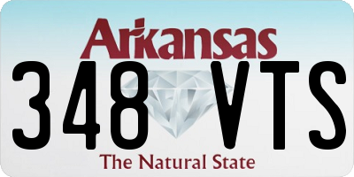AR license plate 348VTS