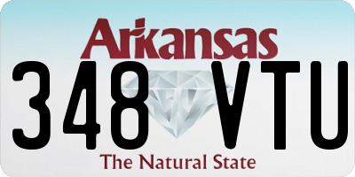 AR license plate 348VTU