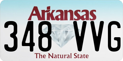 AR license plate 348VVG