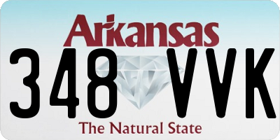 AR license plate 348VVK