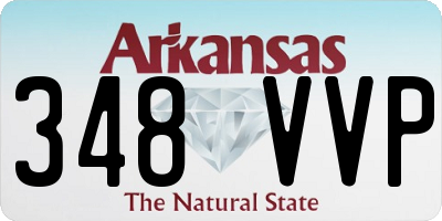 AR license plate 348VVP