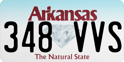 AR license plate 348VVS