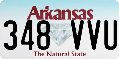 AR license plate 348VVU