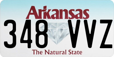 AR license plate 348VVZ