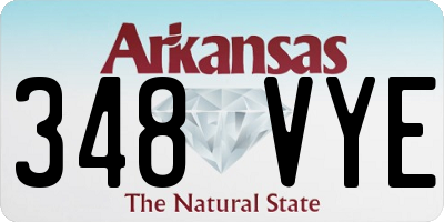 AR license plate 348VYE