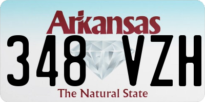 AR license plate 348VZH