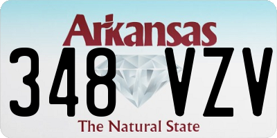 AR license plate 348VZV