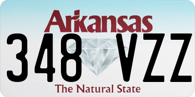 AR license plate 348VZZ