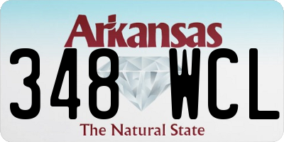 AR license plate 348WCL