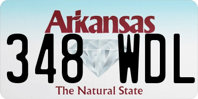 AR license plate 348WDL