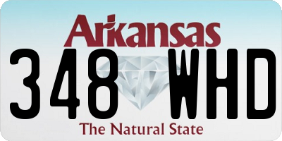 AR license plate 348WHD