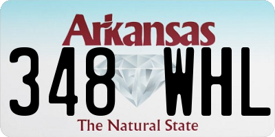 AR license plate 348WHL