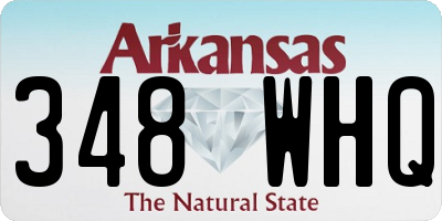 AR license plate 348WHQ