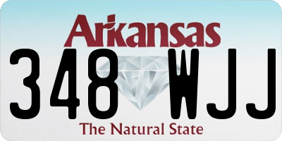 AR license plate 348WJJ