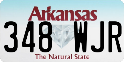 AR license plate 348WJR