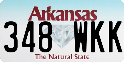 AR license plate 348WKK
