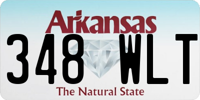 AR license plate 348WLT