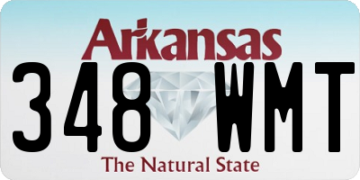 AR license plate 348WMT