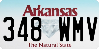 AR license plate 348WMV