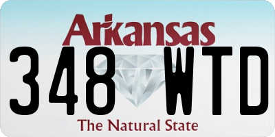 AR license plate 348WTD