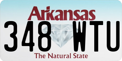 AR license plate 348WTU