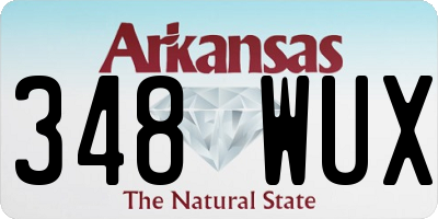 AR license plate 348WUX
