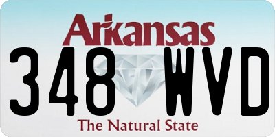 AR license plate 348WVD