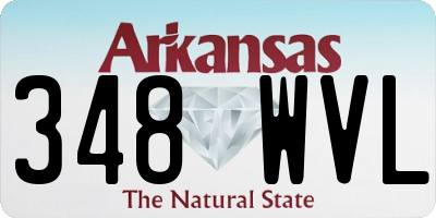 AR license plate 348WVL