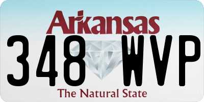 AR license plate 348WVP