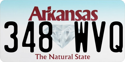 AR license plate 348WVQ