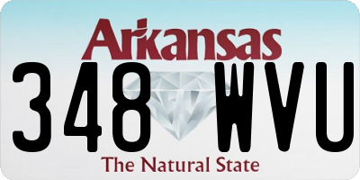 AR license plate 348WVU