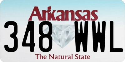 AR license plate 348WWL